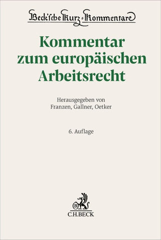 Kommentar zum europäischen Arbeitsrecht