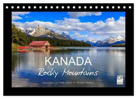 KANADA - Rocky Mountains (Tischkalender 2026 DIN A5 quer), CALVENDO Monatskalender