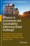 Advances in Environment and Sustainability: Addressing Global Challenges