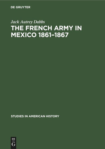 The French army in Mexico 1861–1867