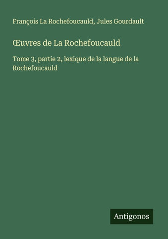 ¿uvres de La Rochefoucauld