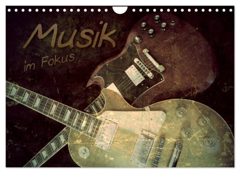 Musik im Fokus (Wandkalender 2026 DIN A4 quer), CALVENDO Monatskalender