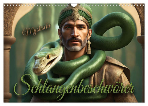 Mystische Schlangenbeschwörer (Wandkalender 2026 DIN A3 quer), CALVENDO Monatskalender