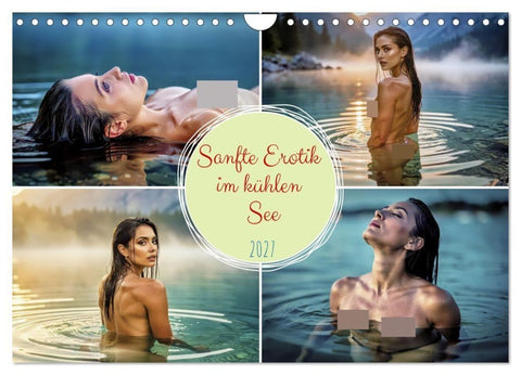 Sanfte Erotik im kühlen See (Wandkalender 2027 DIN A4 quer), CALVENDO Monatskalender