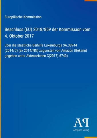 Beschluss (EU) 2018/859 der Kommission vom 4. Oktober 2017