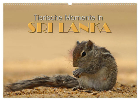 Sri Lanka - Tierische Momente (Wandkalender 2026 DIN A2 quer), CALVENDO Monatskalender