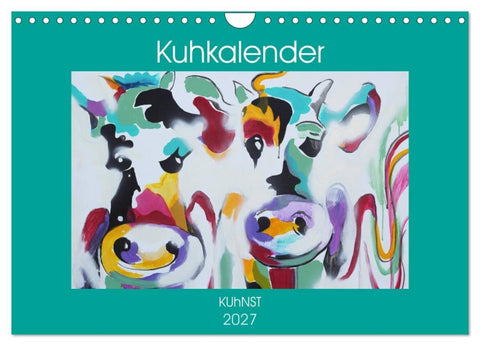 Kuhkalender (Wandkalender 2027 DIN A4 quer), CALVENDO Monatskalender