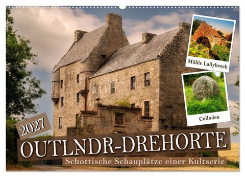 Outlndr-Drehorte (Wandkalender 2027 DIN A2 quer), CALVENDO Monatskalender
