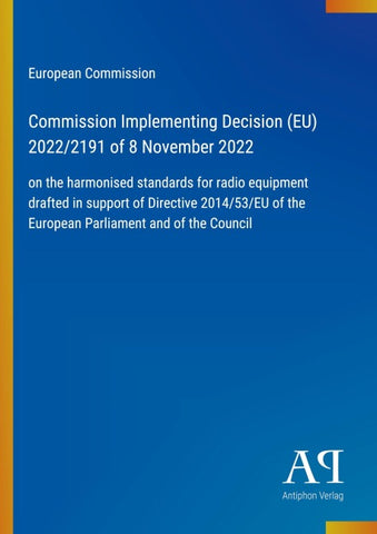 Commission Implementing Decision (EU) 2022/2191 of 8 November 2022
