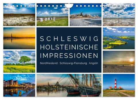 Schleswig-Holsteinische Impressionen (Wandkalender 2027 DIN A4 quer), CALVENDO Monatskalender