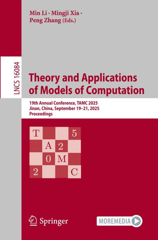 Theory and Applications of Models of Computation