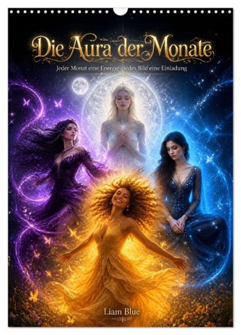 Die Aura der Monate (Wandkalender 2027 DIN A3 hoch), CALVENDO Monatskalender