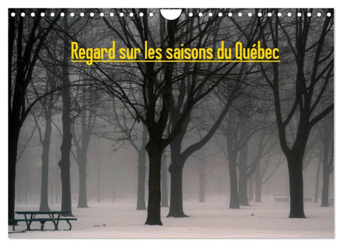 Regard sur les saisons du Québec (Calendrier mural 2026 DIN A4 vertical), CALVENDO calendrier mensuel