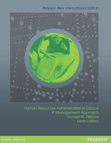 Human Resources Administration in Education: A Management Approach