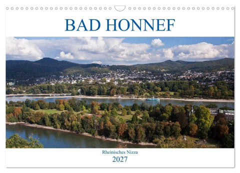Bad Honnef - Rheinisches Nizza (Wandkalender 2027 DIN A3 quer), CALVENDO Monatskalender