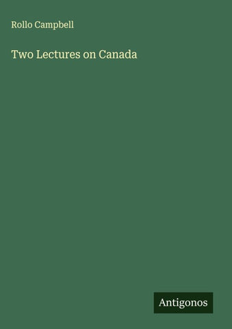 Two Lectures on Canada