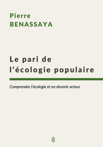 Le pari de l'écologie populaire