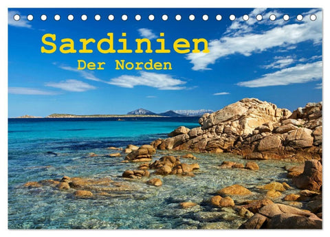 Sardinien - Der Norden (Tischkalender 2026 DIN A5 quer), CALVENDO Monatskalender