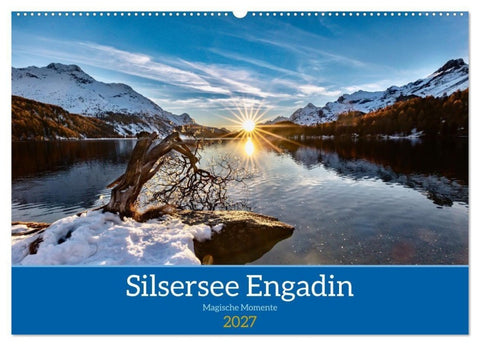 Silsersee Engadin (Wandkalender 2027 DIN A2 quer), CALVENDO Monatskalender