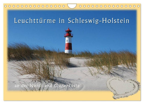 Leuchttürme Schleswig-Holsteins (Wandkalender 2027 DIN A4 quer), CALVENDO Monatskalender