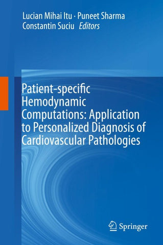 Patient-specific Hemodynamic Computations: Application to Personalized Diagnosis of Cardiovascular Pathologies