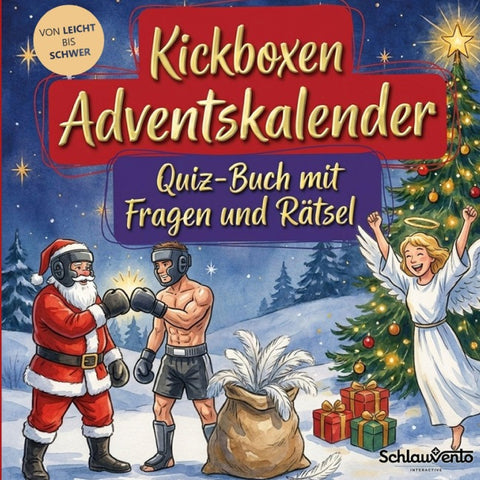 Kickboxen-Adventskalender: Quiz-Buch mit Fragen und Rätsel