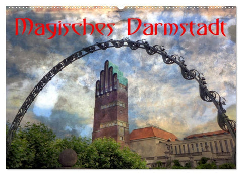 Magisches Darmstadt (Wandkalender 2026 DIN A2 quer), CALVENDO Monatskalender