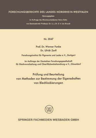 Prüfung und Beurteilung von Methoden zur Bestimmung der Eigenschaften von Blechlackierungen