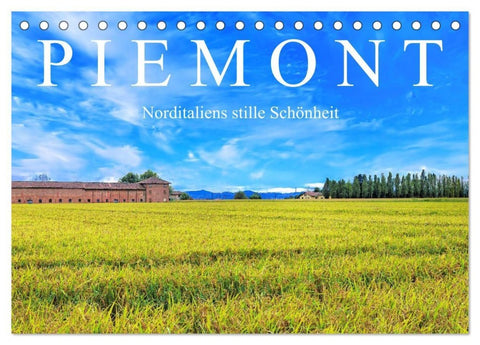 Piemont - Norditaliens stille Schönheit (Tischkalender 2027 DIN A5 quer), CALVENDO Monatskalender