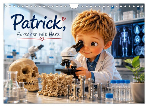 Patrick, Forscher mit Herz (Wandkalender 2027 DIN A4 quer), CALVENDO Monatskalender