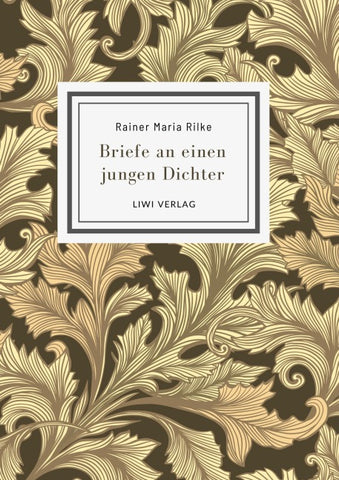 Rainer Maria Rilke: Briefe an einen jungen Dichter. Neuausgabe