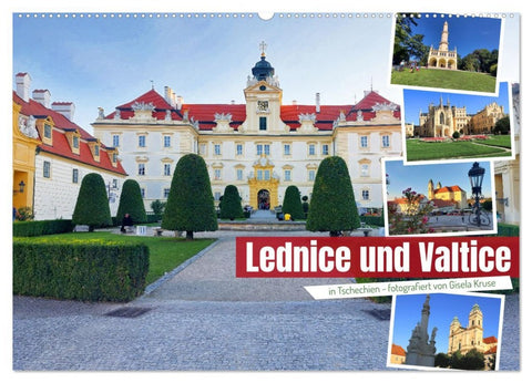 Lednice und Valtice in Tschechien (Wandkalender 2026 DIN A2 quer), CALVENDO Monatskalender