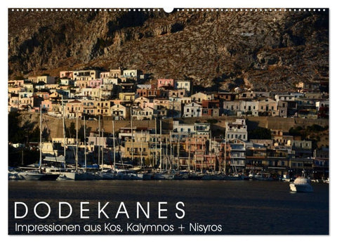 Dodekanes - Impressionen aus Kos, Kalymnos und Nisyros (Wandkalender 2027 DIN A2 quer), CALVENDO Monatskalender