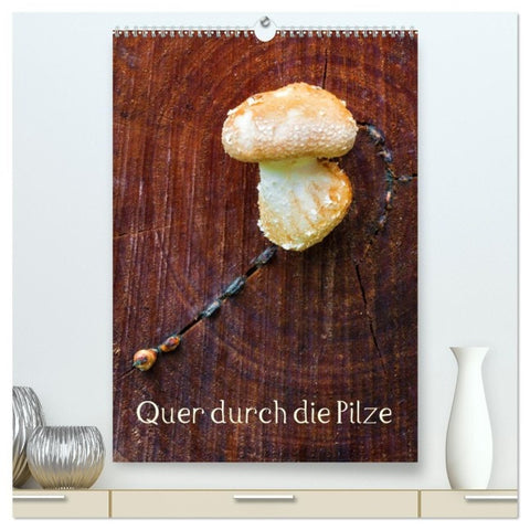 Quer durch die Pilze (hochwertiger Premium Wandkalender 2027 DIN A2 hoch), Kunstdruck in Hochglanz
