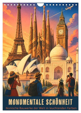Monumentale Schönheit (Wandkalender 2027 DIN A4 hoch), CALVENDO Monatskalender