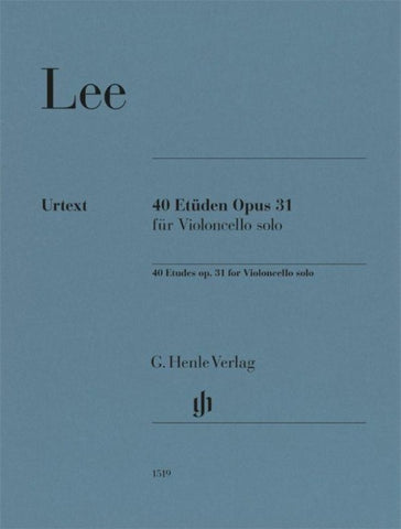 Sebastian Lee - 40 Etüden für Violoncello solo op. 31