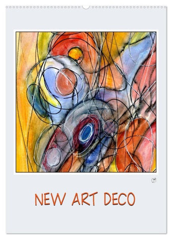 New Art Deco (Wandkalender 2027 DIN A2 hoch), CALVENDO Monatskalender