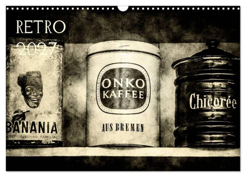 Retro (Wandkalender 2027 DIN A3 quer), CALVENDO Monatskalender