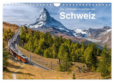 Die schönsten Ansichten der Schweiz (Wandkalender 2027 DIN A4 quer), CALVENDO Monatskalender