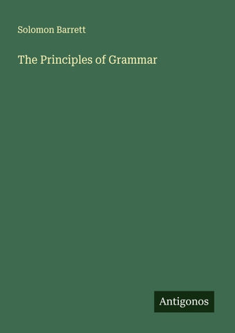 The Principles of Grammar