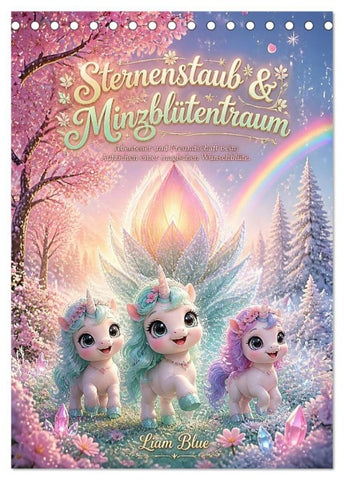 Sternenstaub und Minzblütentraum (Tischkalender 2027 DIN A5 hoch), CALVENDO Monatskalender