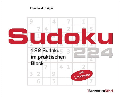 Sudokublock 224 (5 Exemplare à 2,99 €)