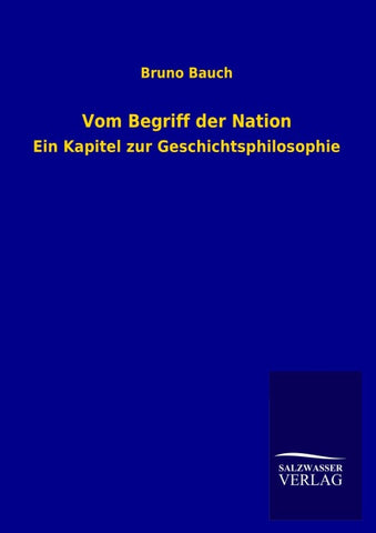 Vom Begriff der Nation