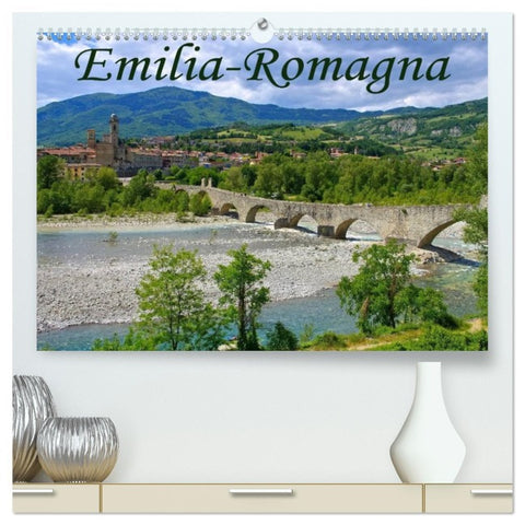 Emilia-Romagna (hochwertiger Premium Wandkalender 2026 DIN A2 quer), Kunstdruck in Hochglanz