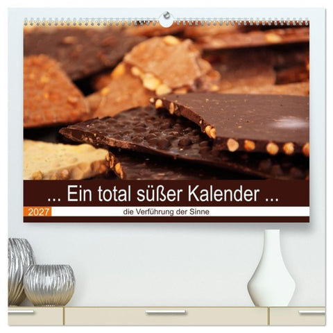 Ein total süßer Kalender (hochwertiger Premium Wandkalender 2027 DIN A2 quer), Kunstdruck in Hochglanz