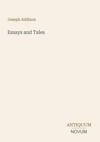Essays and Tales