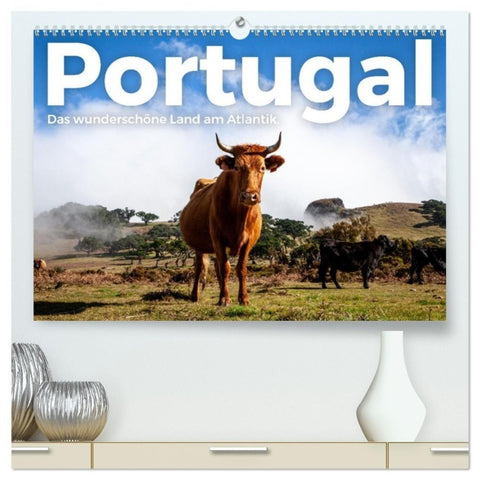 Portugal - Das wunderschöne Land am Atlantik. (hochwertiger Premium Wandkalender 2027 DIN A2 quer), Kunstdruck in Hochglanz
