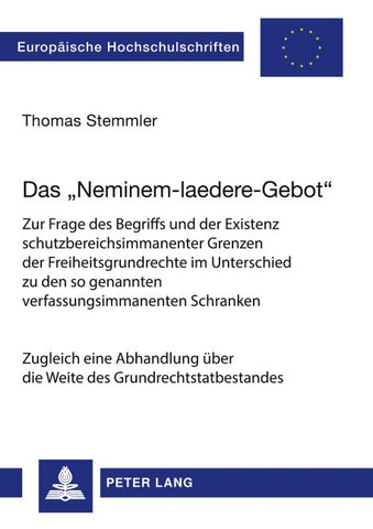 Das «Neminem-laedere-Gebot»
