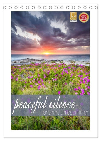 peaceful silence - einsame Landschaften (Tischkalender 2027 DIN A5 hoch), CALVENDO Monatskalender