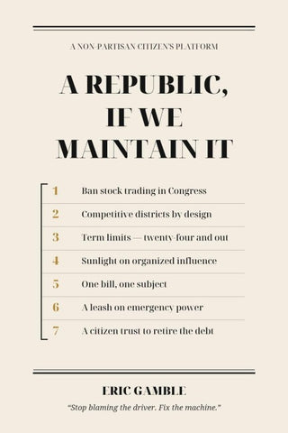 A Republic, If We Maintain It